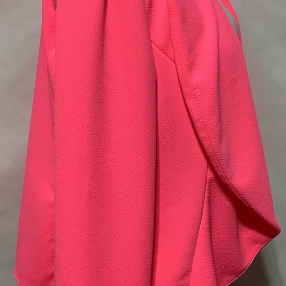 HEIMISH USA- NWOT NEON PINK STRETCHY OPEN BLAZER SIZE LARGE - Picture 4 of 6